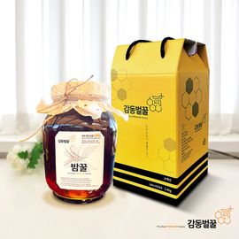 [Market Serafim] Gamdong Honey, Natural Native Acacia Wildflowers Chestnut Honey 2.4kg_Natural Honey, Minerals, Immunity_made in korea